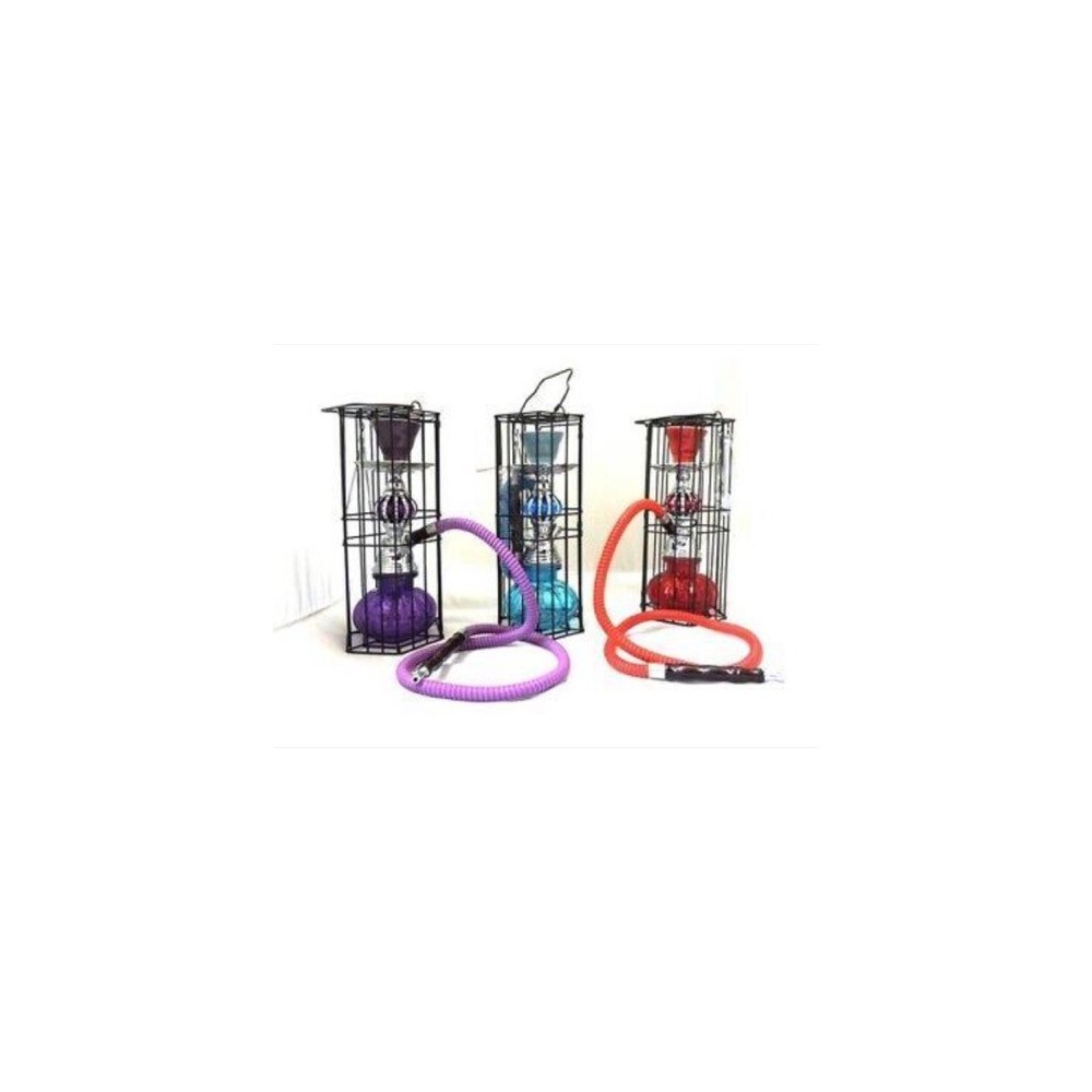 Zebra X4 1 Hose with Cage Hookah Zebra X4 1 Hose with Cage Hookah