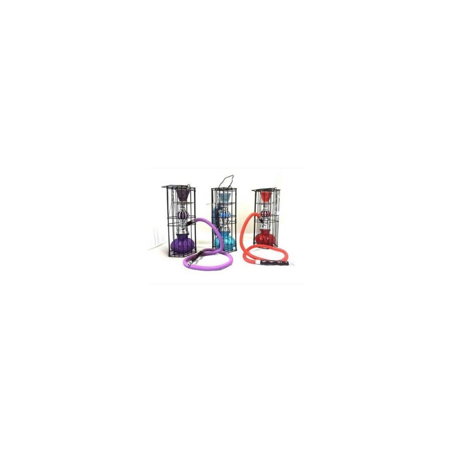 Zebra X4 1 Hose with Cage Hookah