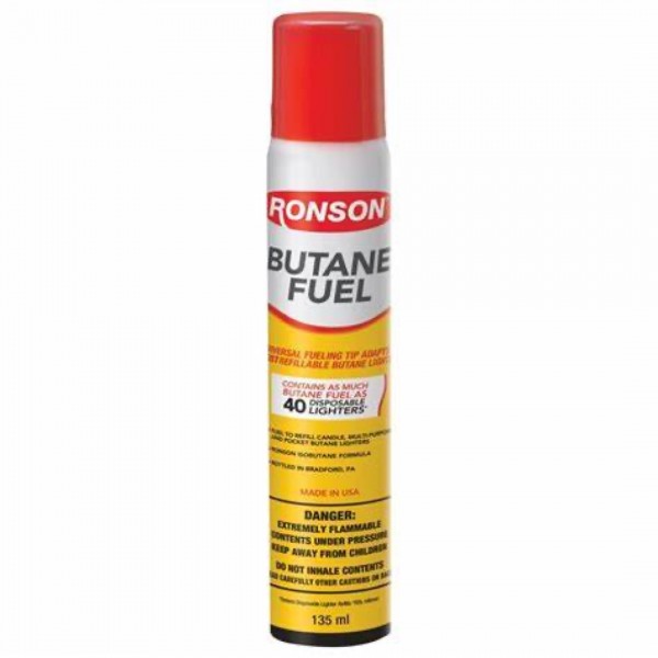 Ronson Butane 135ml 12pk