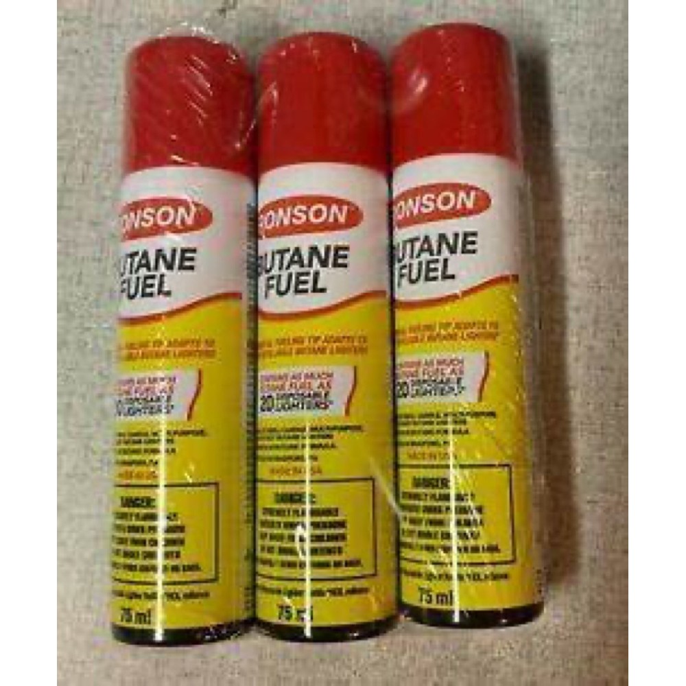 Ronson Butane 75ml 12pk