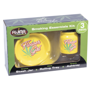 Jar, Ashtray & Tray Set