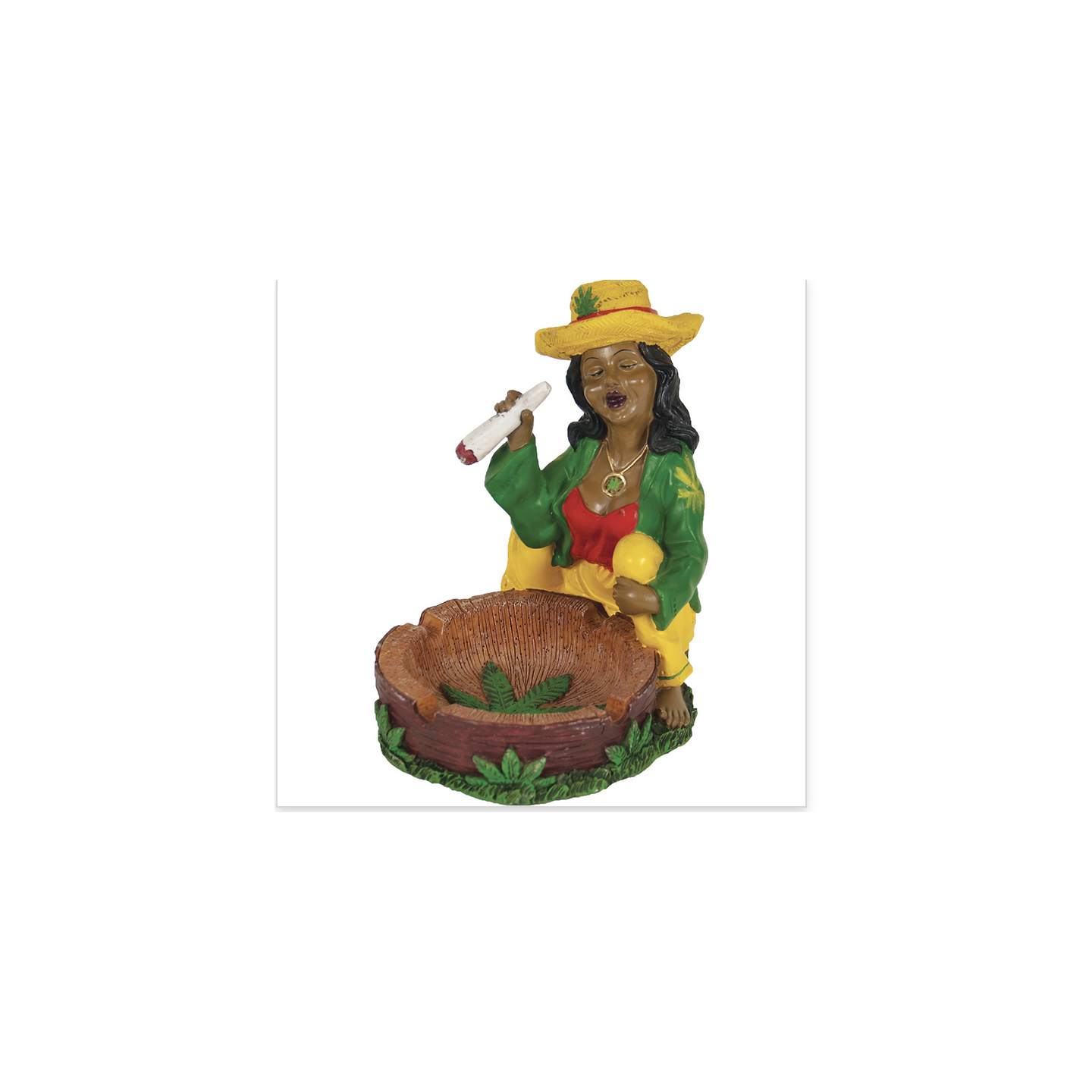Jamaican Poly Resin Ashtray