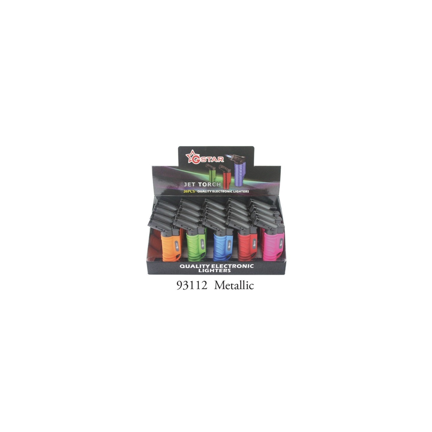 GSTAR Jet Torch Lighter (93112) 20pk
