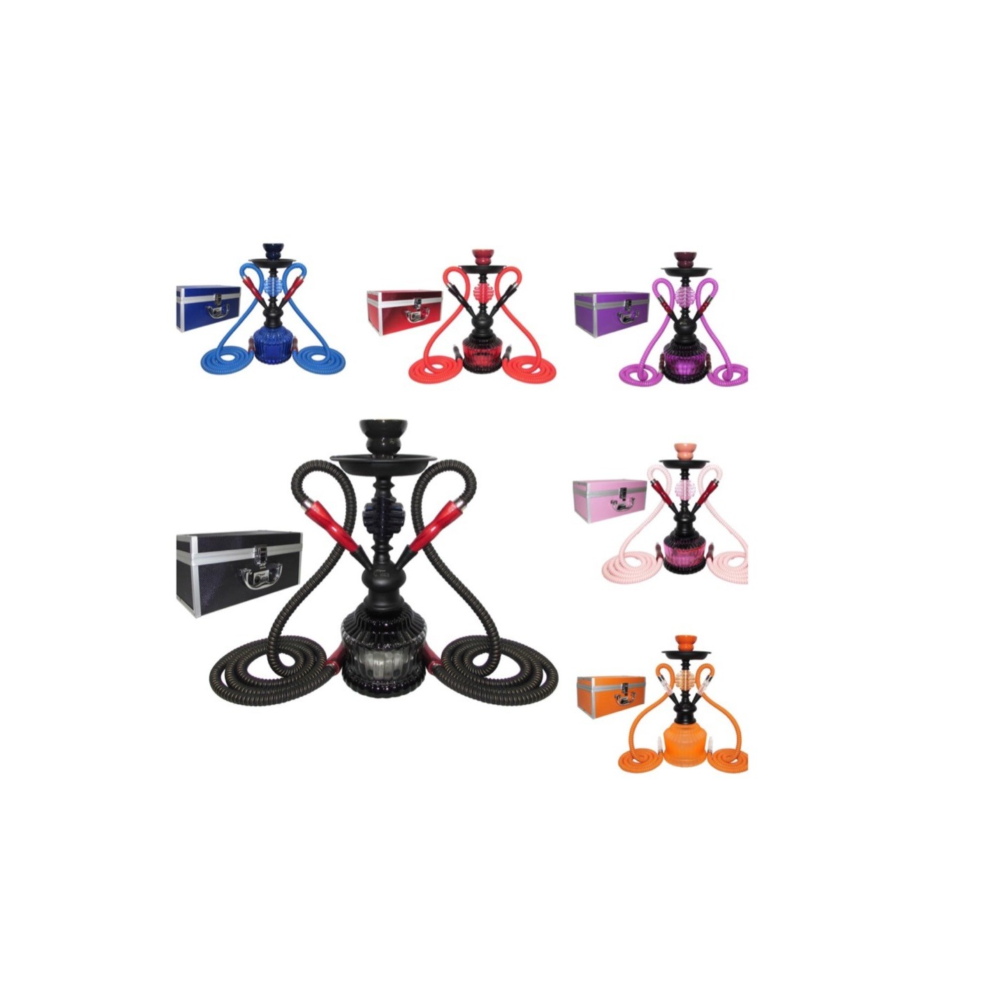 Tanya Black Panther Hookah 1 hose