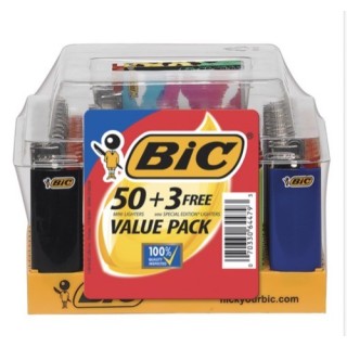 Mini Bic Lighter 50CT