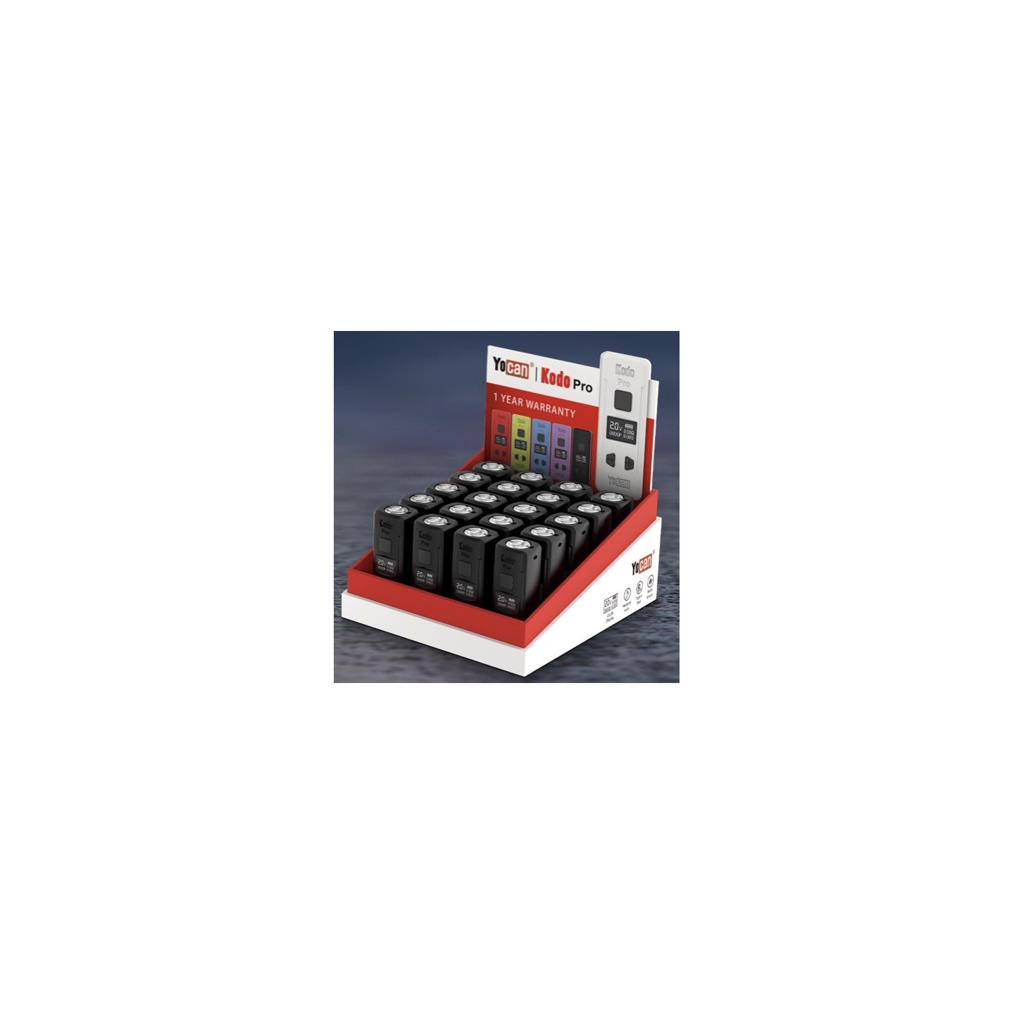 Yocan Kodo Pro Battery 20pk mix colors