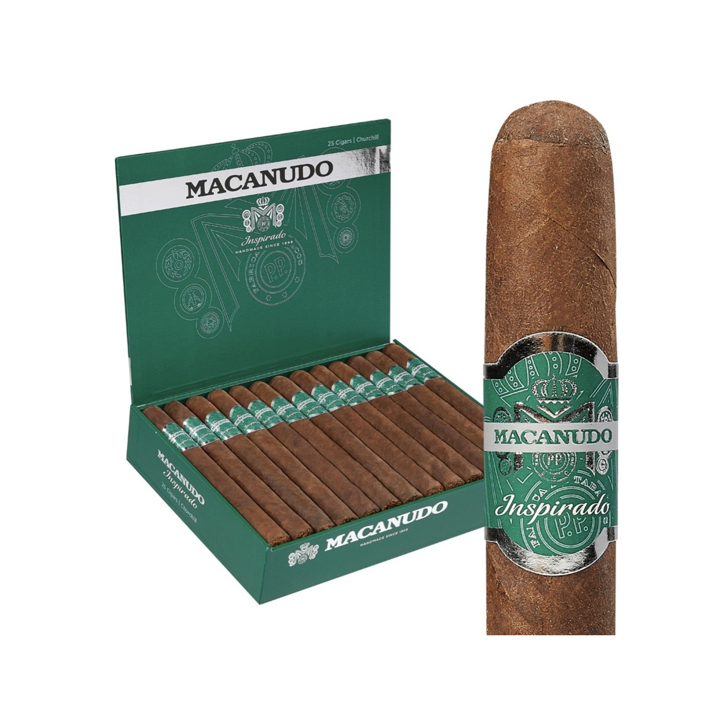 Macanudo Inspirado Green Churchill 25/BX