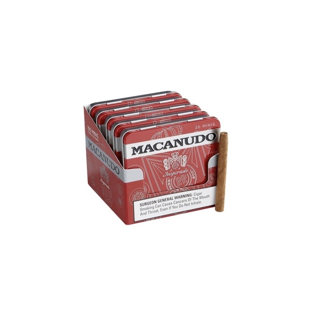 Macanudo Inspirado Red Minitures 5/20 Tin Macanudo Inspirado Red Minitures 5/20 Tin