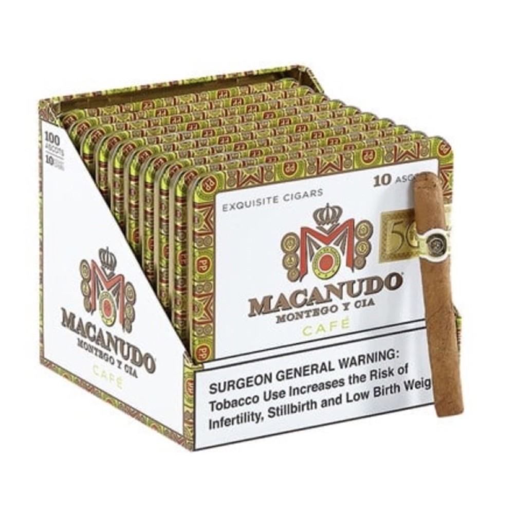 Macanudo Cafe Ascots 10/10 Tin Macanudo Cafe Ascots 10/10 Tin