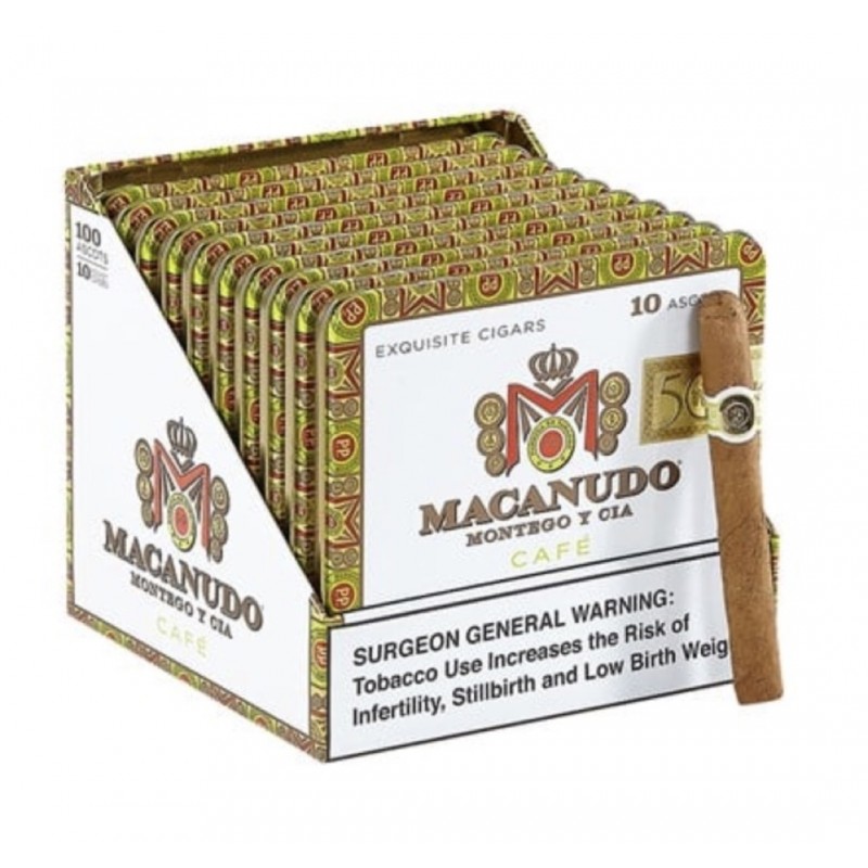 Macanudo Cafe Ascots 10/10 Tin