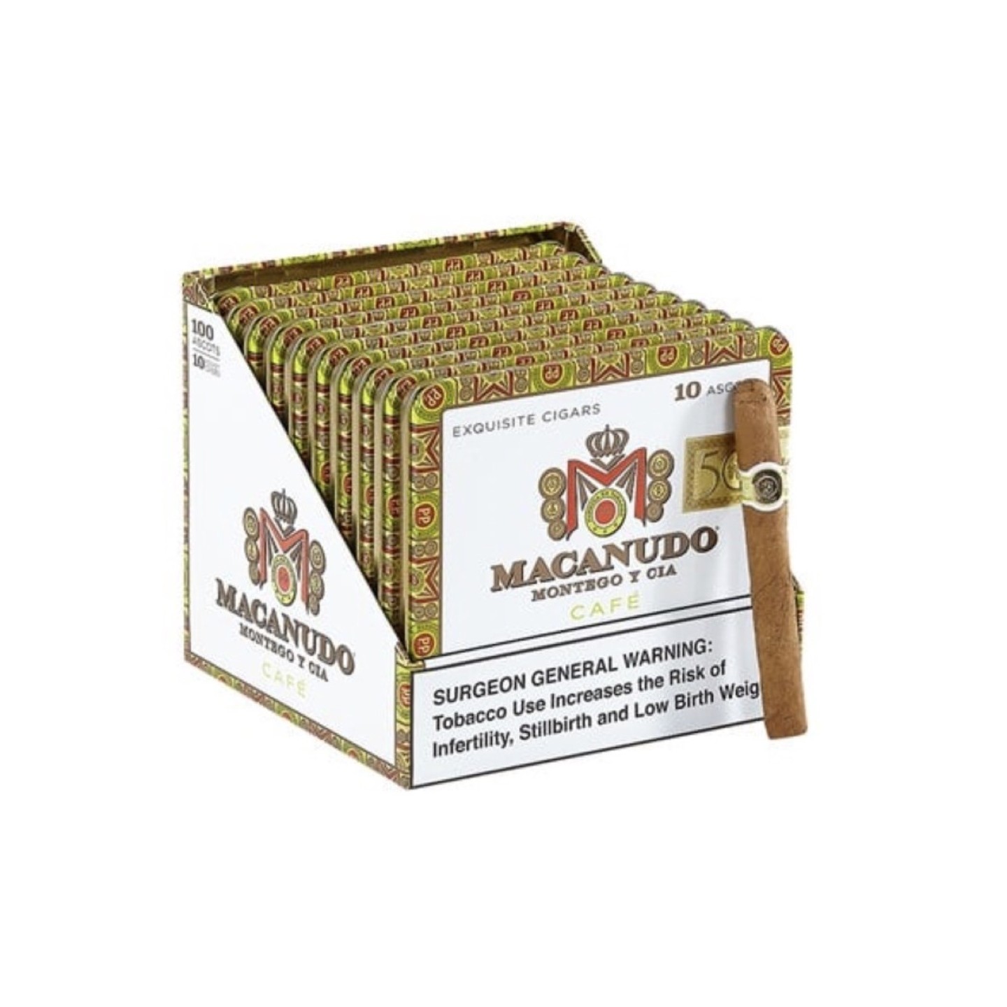 Macanudo Cafe Ascots 10/10 Tin