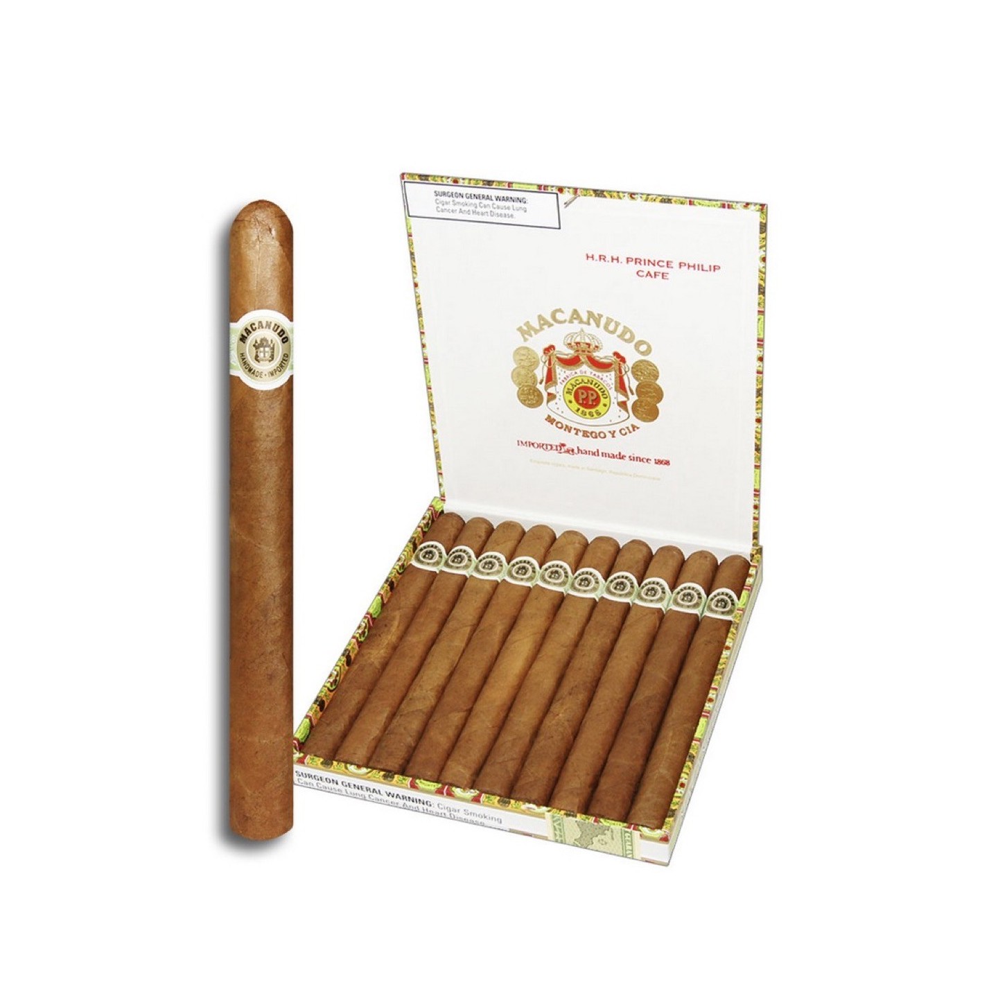 Macanudo Cafe Prince Philip 10/BX