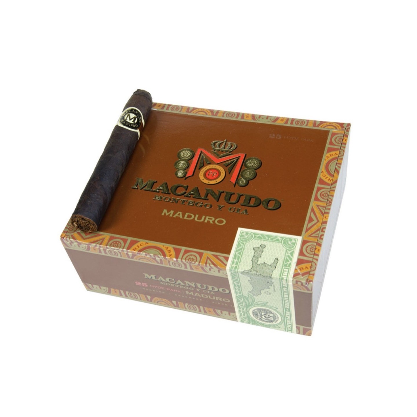 Macanudo Maduro Hyde Park 25/BX