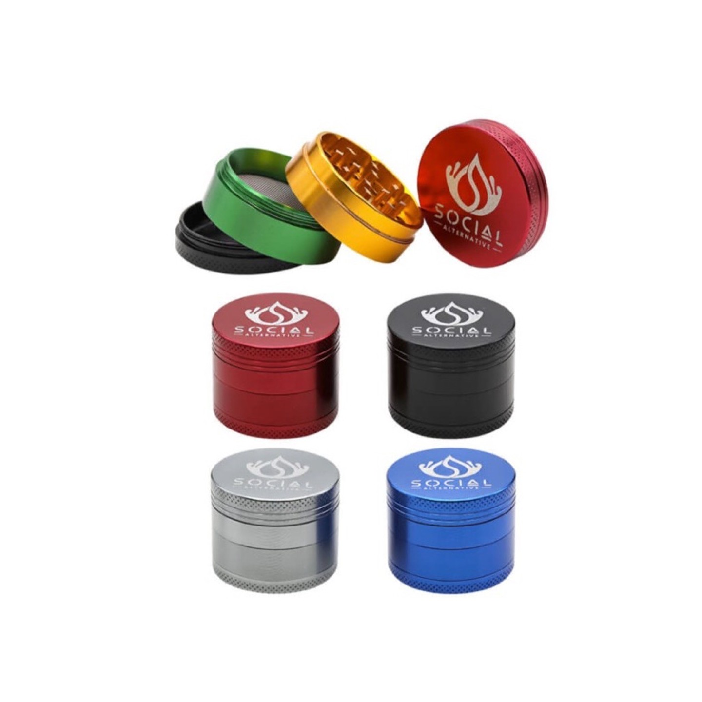 Social 4 Part Grinders