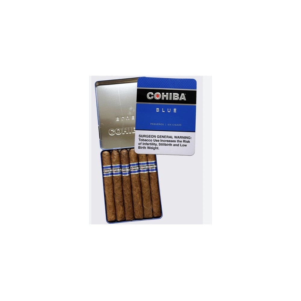 Cohiba Blue Pequenos Cigar 5/6 Tin Cohiba Blue Pequenos Cigar 5/6 Tin