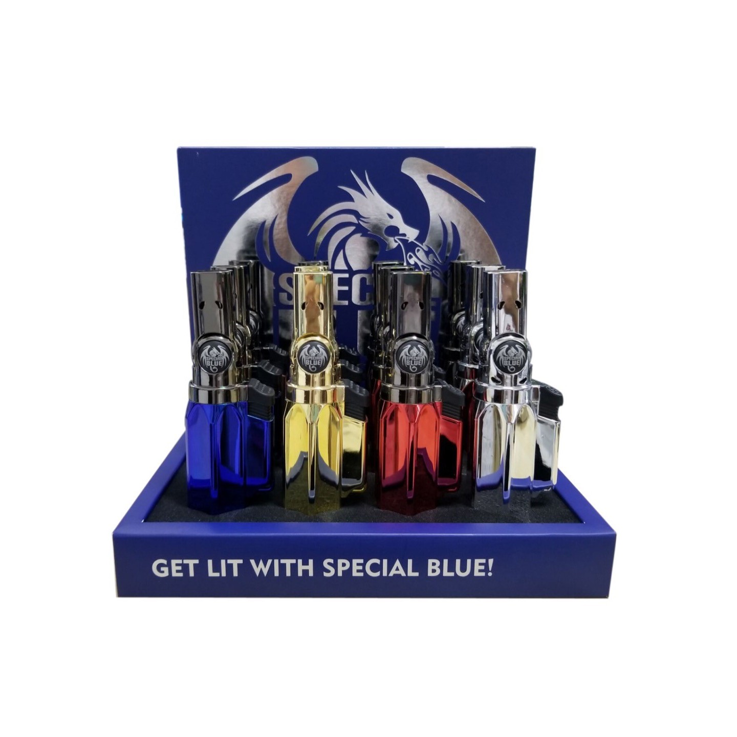 Special Blue Laser Torch Lighter 12PK