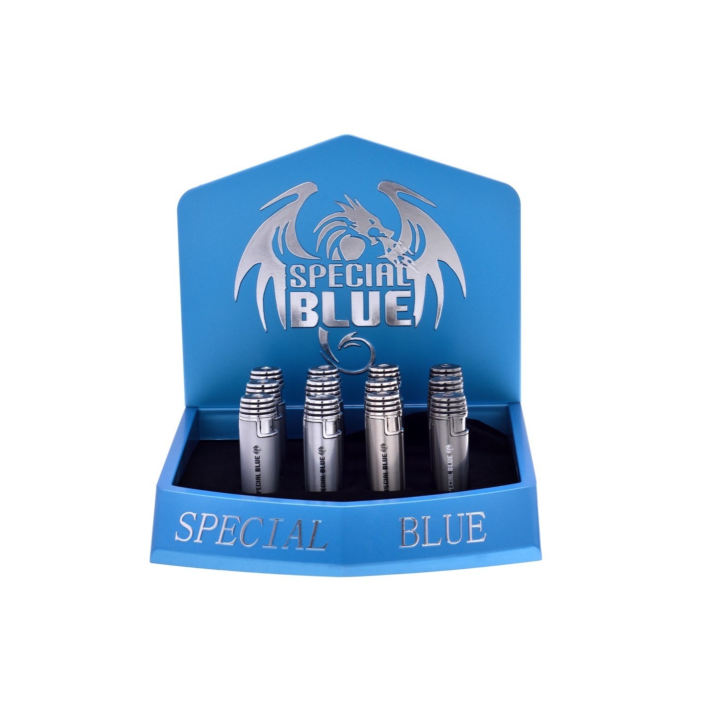 Special Blue Bullet Deluxe Torch Lighter 12PK