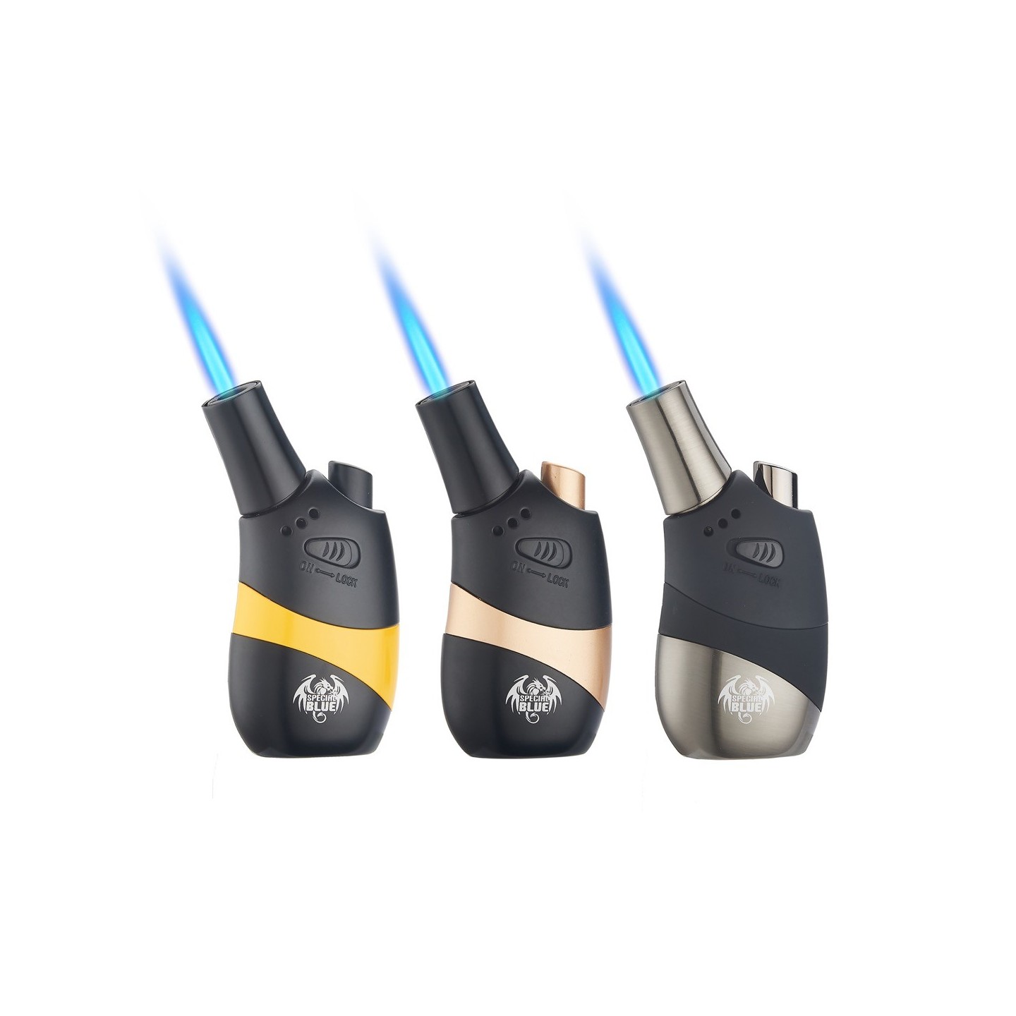 Special Blue Rock Steady Torch Lighter 9PK