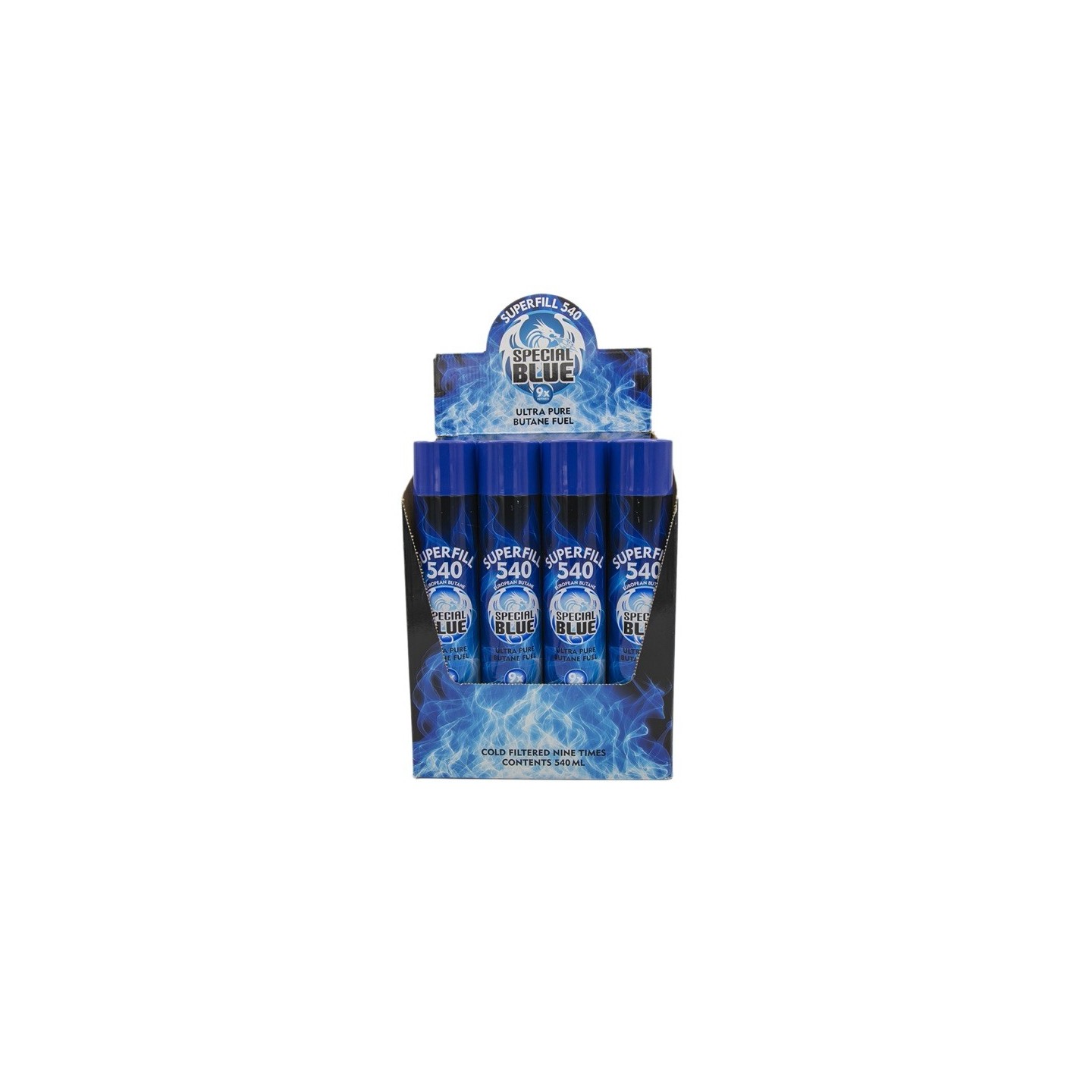Special Blue 9X Butane 540ML 12PK