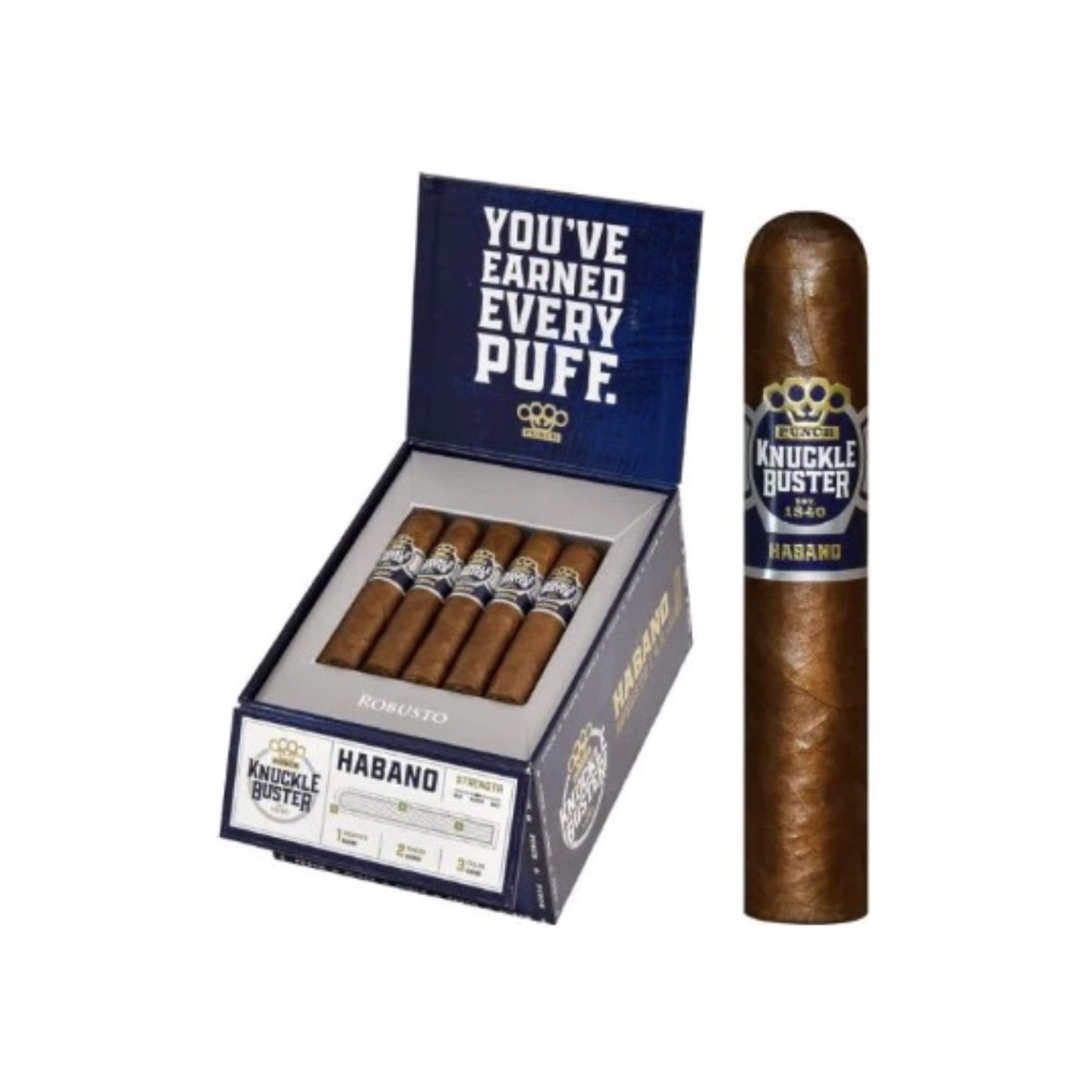 Punch Knuckle Buster Robusto Cigar 25/BX