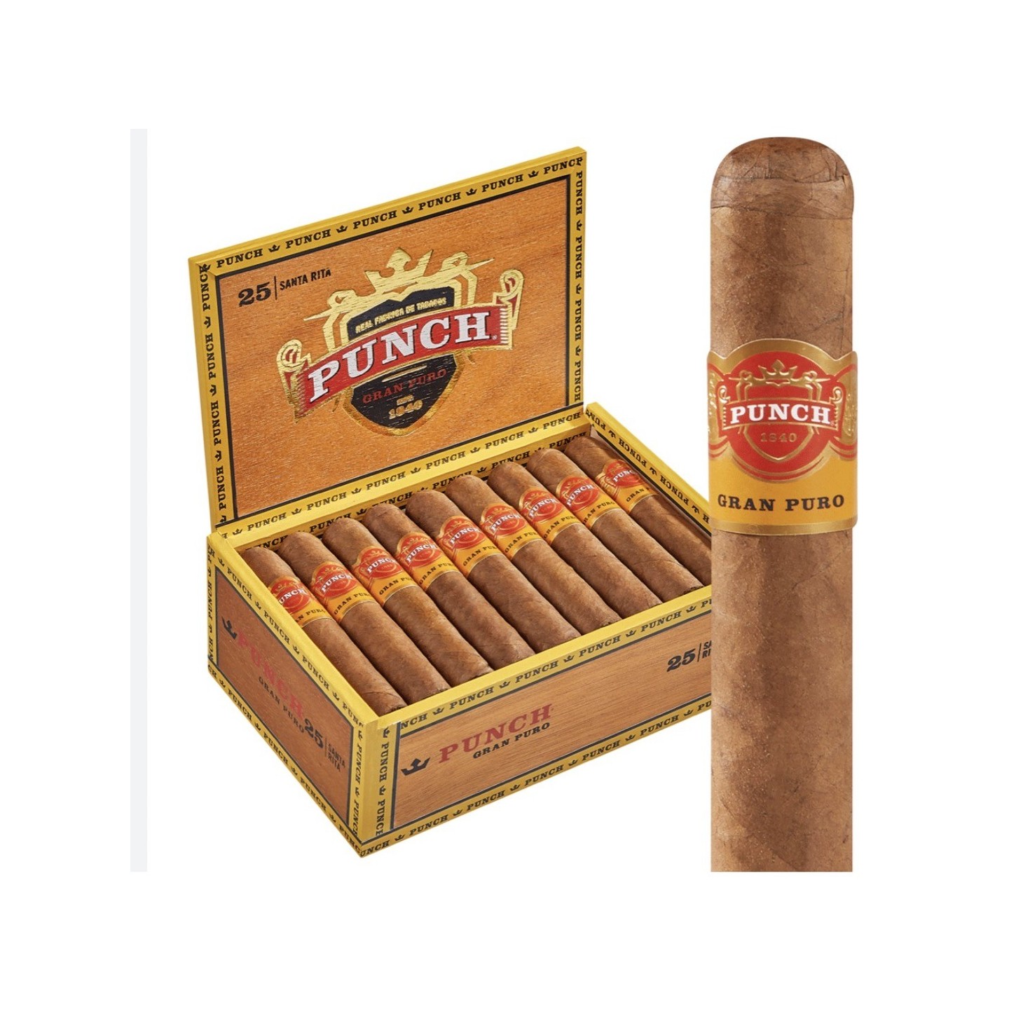 Punch Gran Puro Santa Rita Cigar 25/BX
