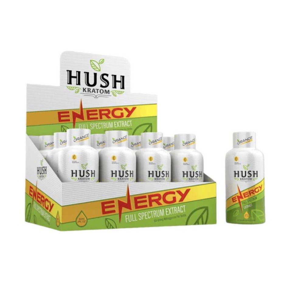 Hush Kratom Energy Shot 12PK