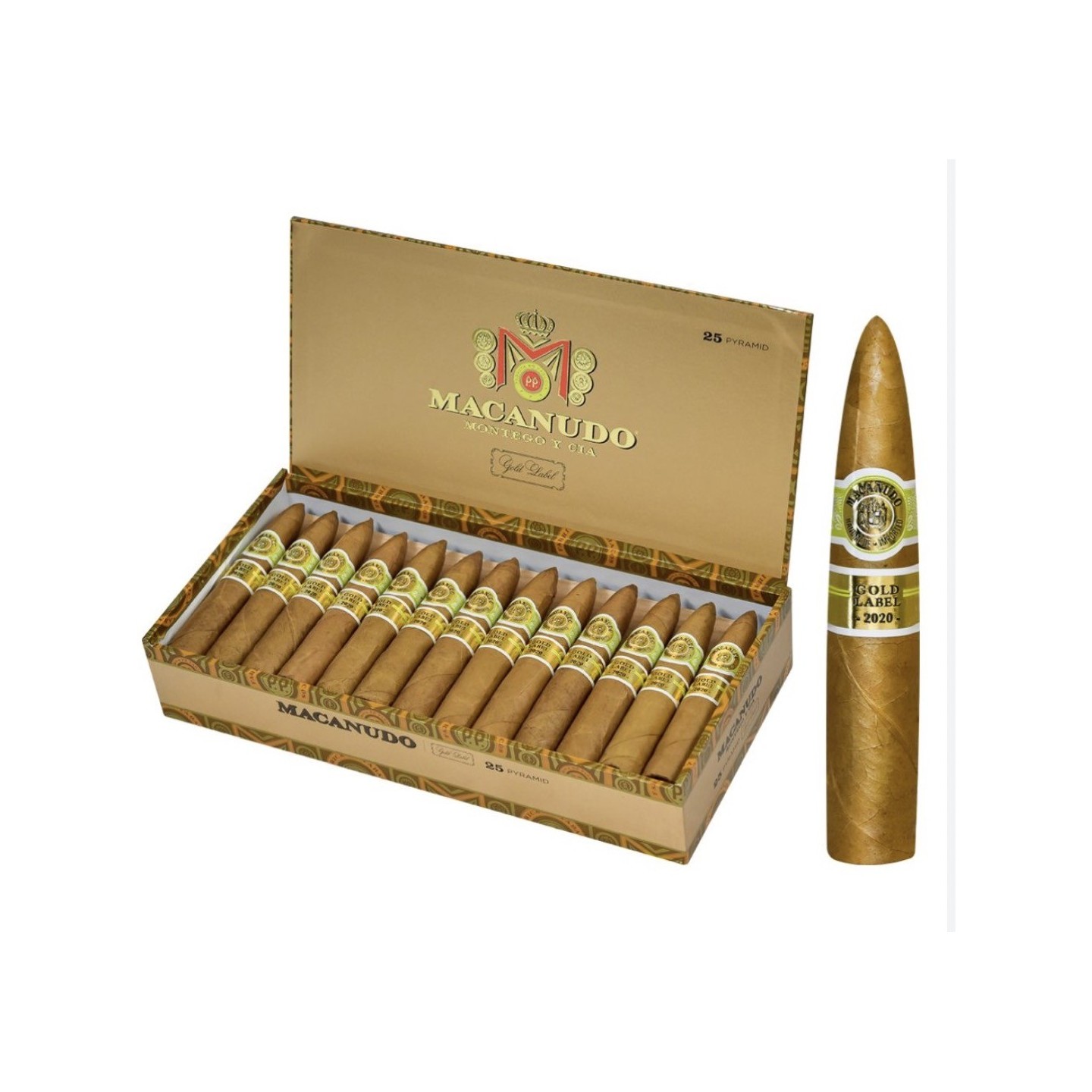 Macanudo Gold Pyramid 24/BX Cigars