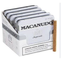 Macanudo White Inspirado Minis 5/20 Tin