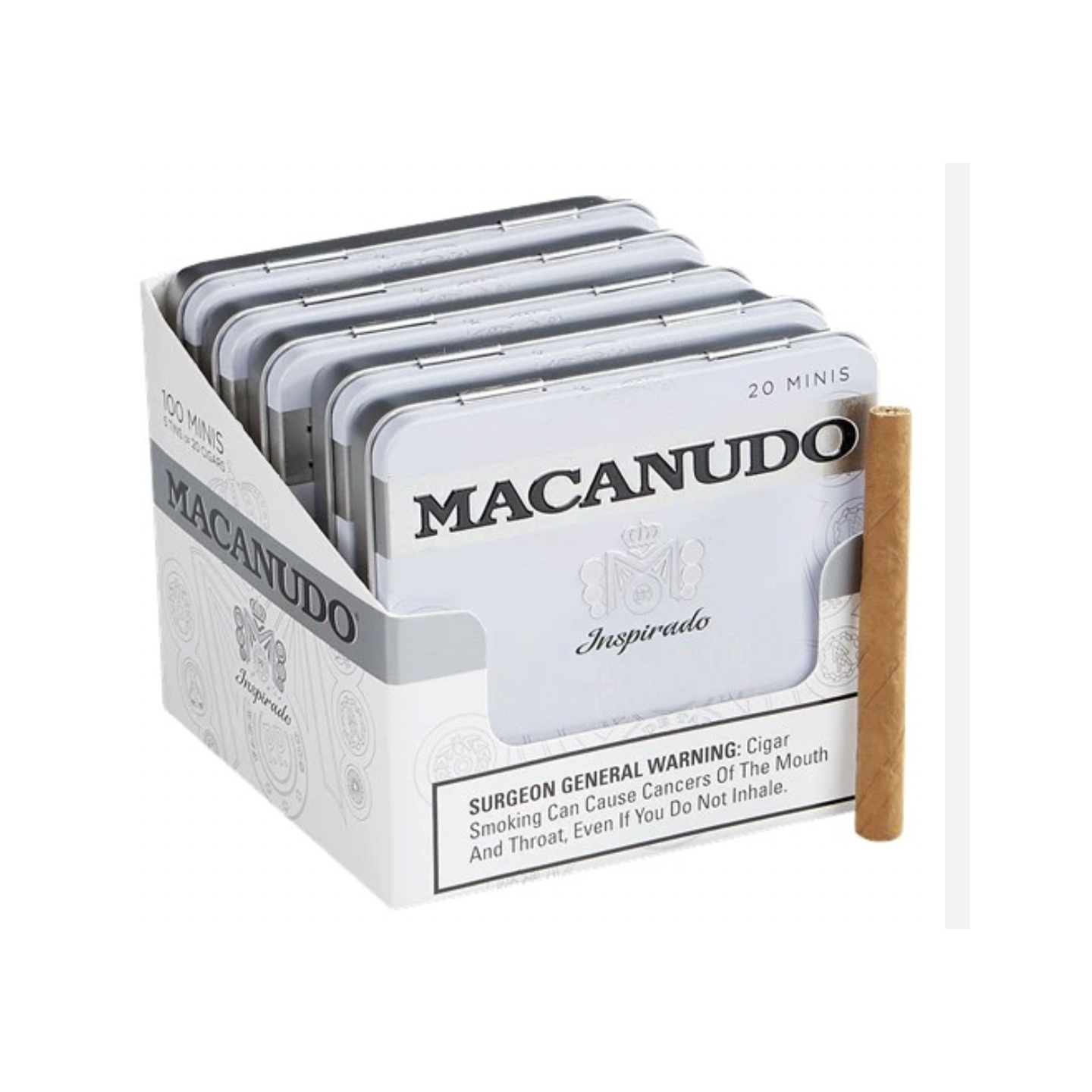 Macanudo White Inspirado Minis 5/20 Tin