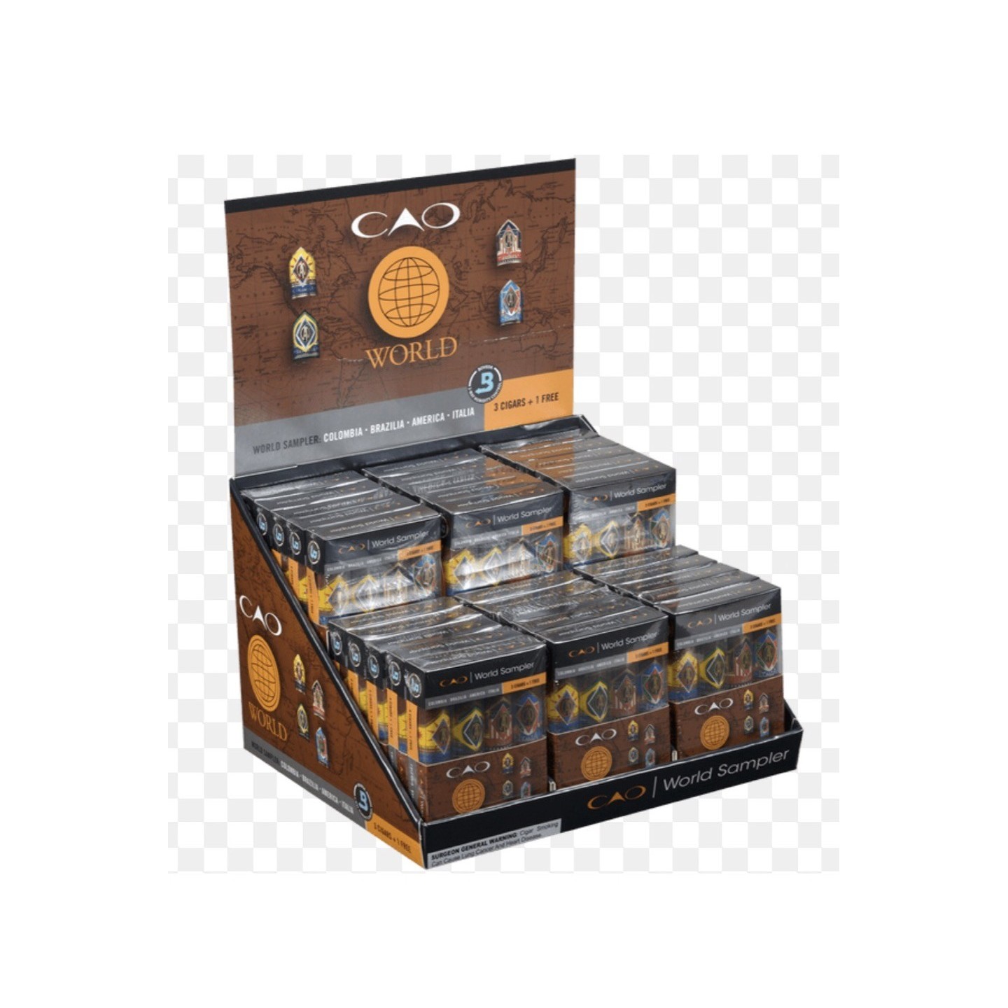 CAO World Sampler II 50/Box