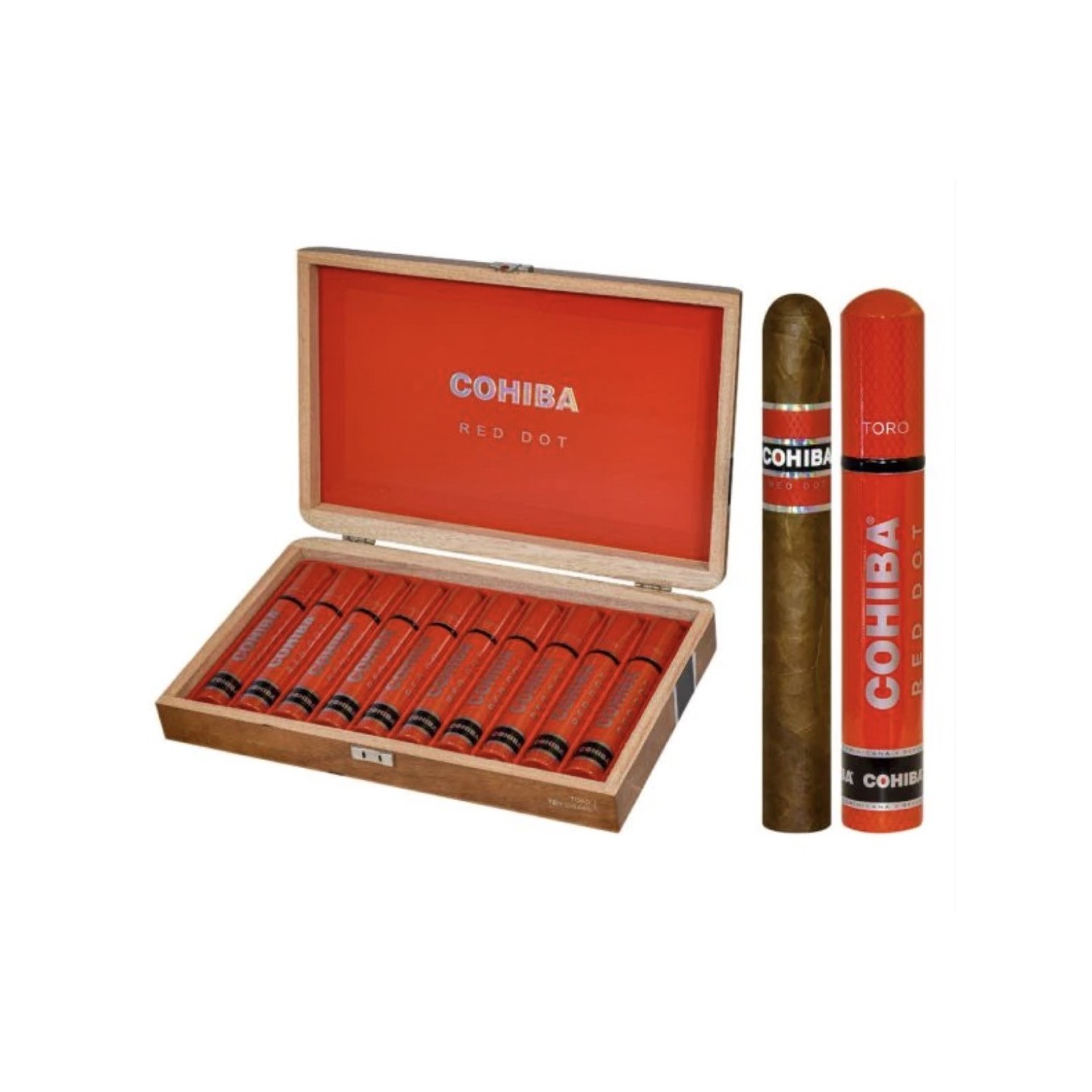 Cohiba Red Dot Toro Tubo 10/Box
