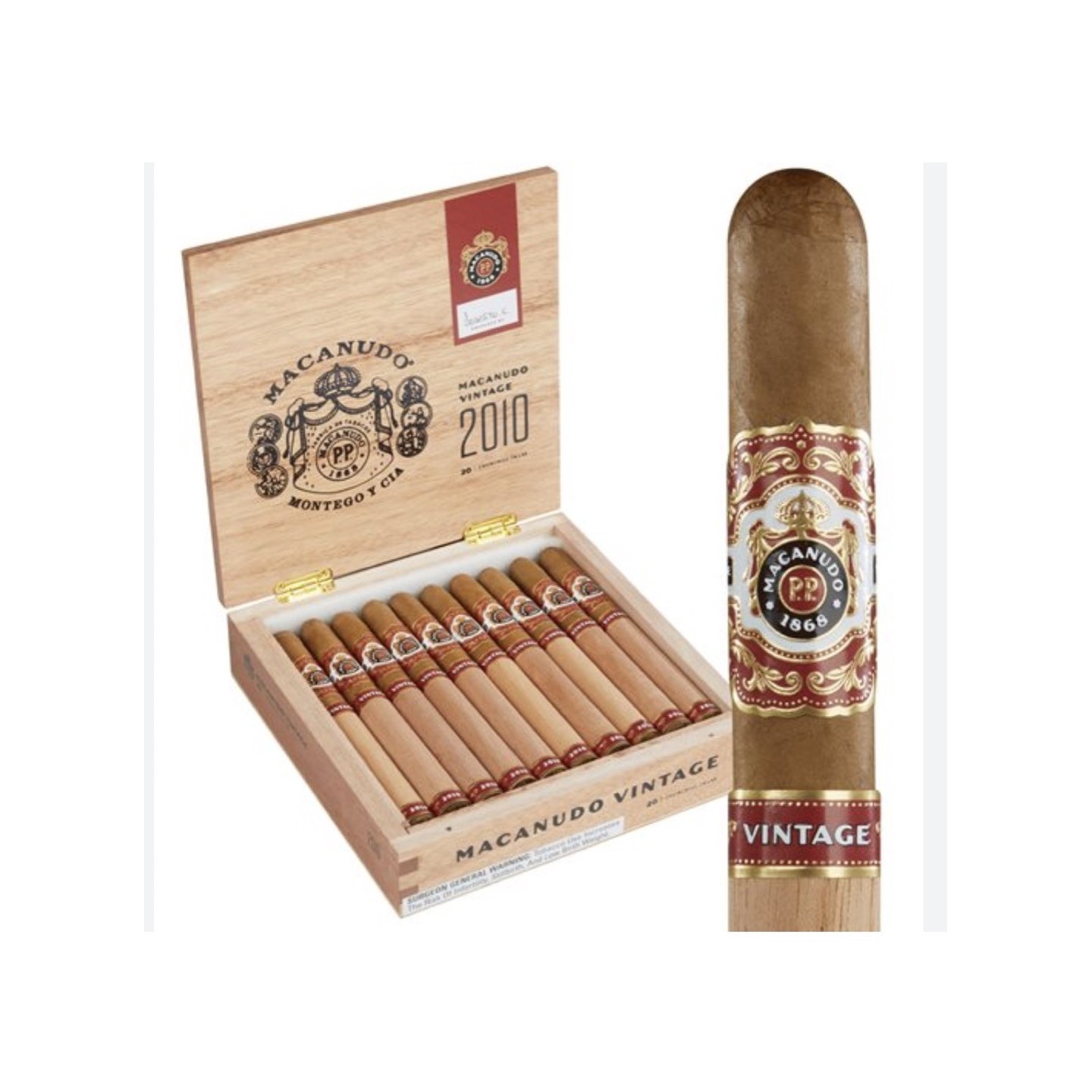 Macanudo Vintage 2010 Churchill 20/BX