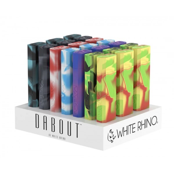 WHITE RHINO Dabout (Pyrex Straw) 21pk Display