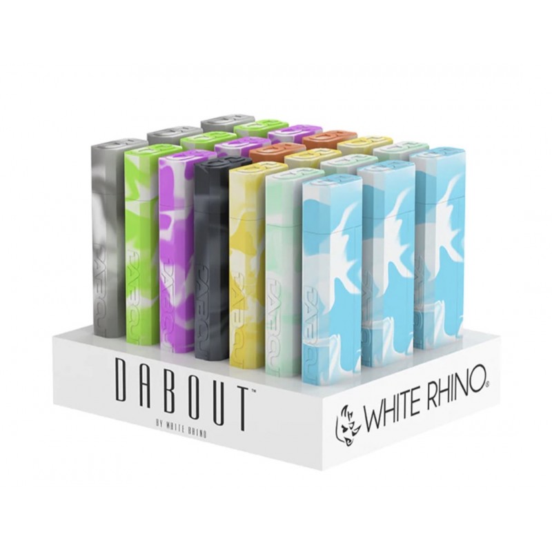 WHITE RHINO Dabout Glo (Quartz Straw) 21pk Display