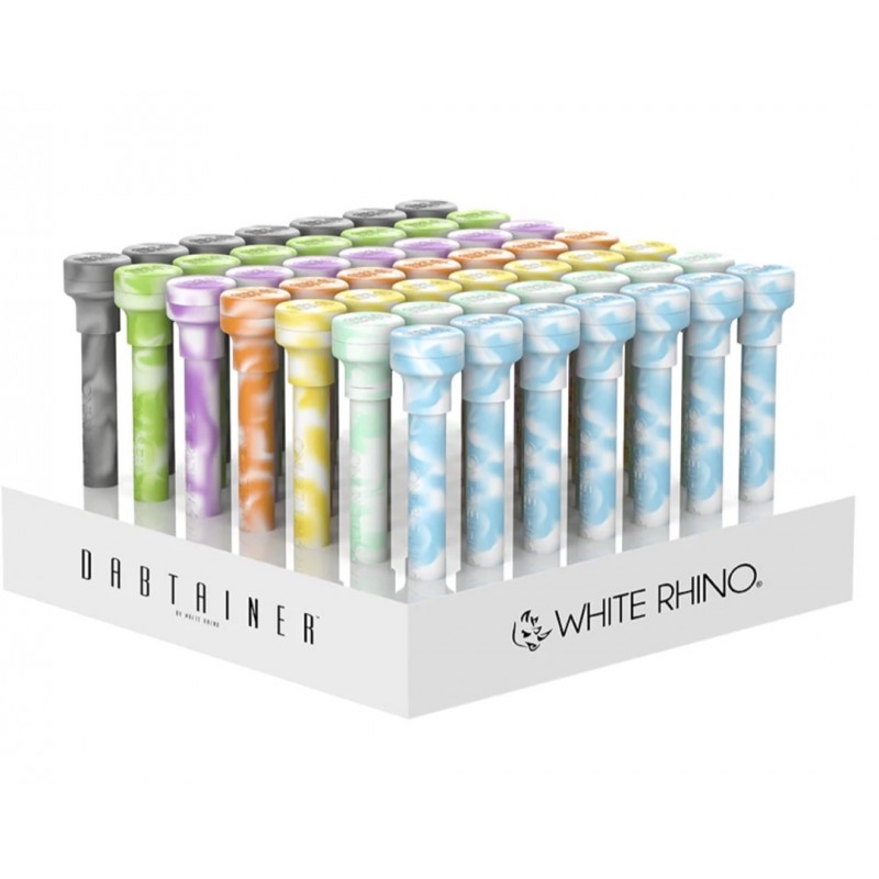 WHITE RHINO Dabtainer GLO 49pk Display