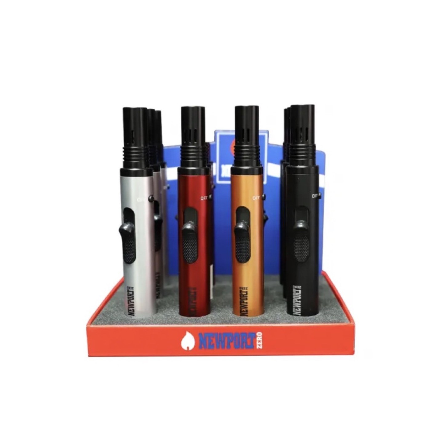Newport Zero Pen Torch Lighter 12pk