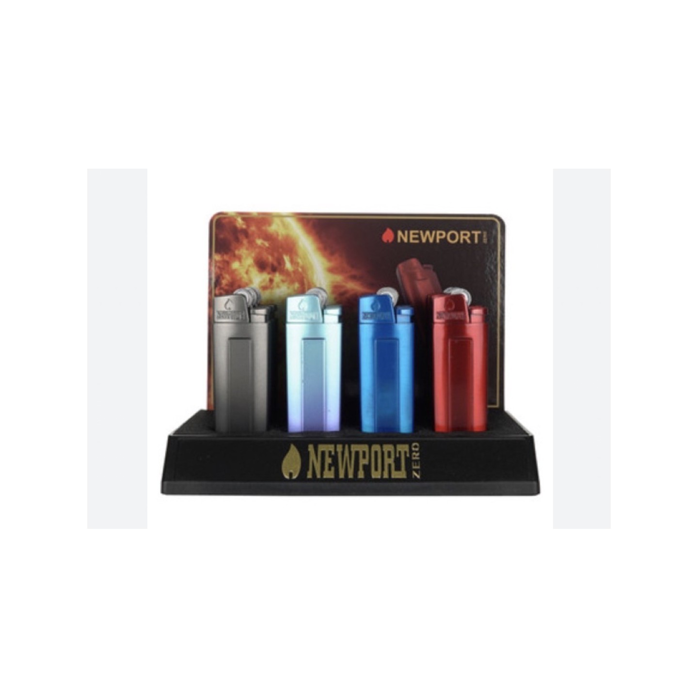 Newport Zero Normal Flame Lighters 12PK