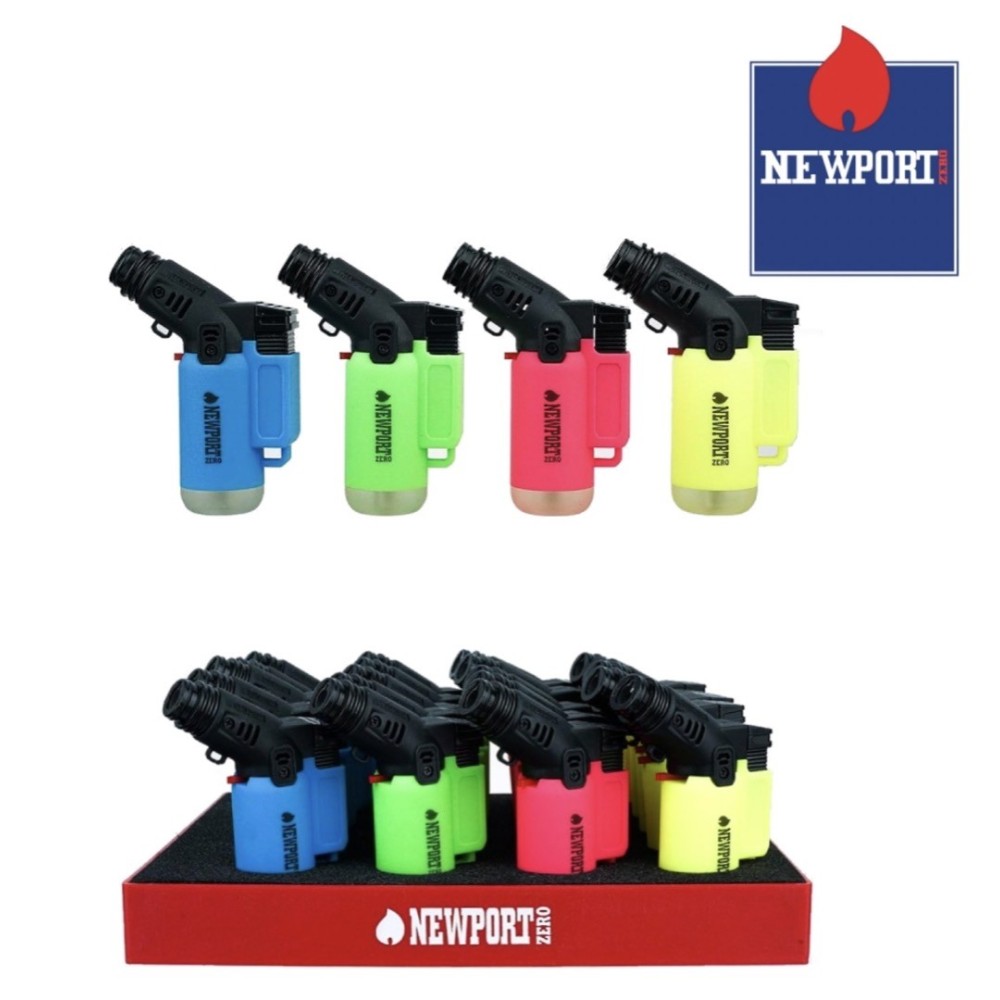 Newport Zero Small Torch Lighter Rubber 20pk