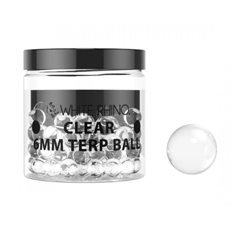 WHITE RHINO 6MM Terp Balls 50pk