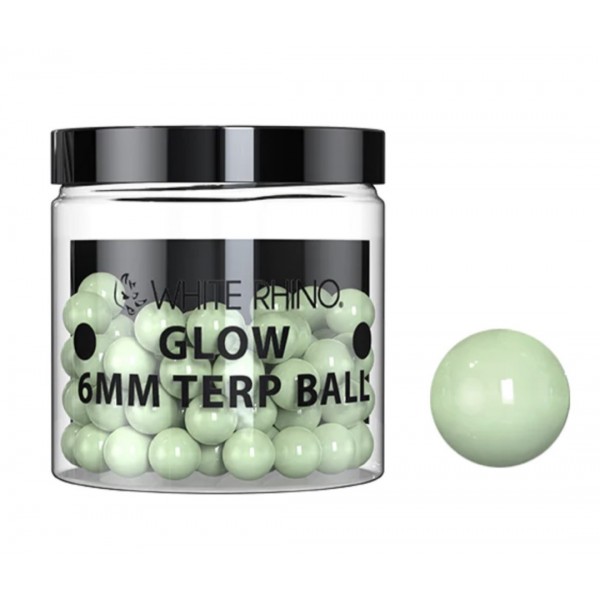 WHITE RHINO 6MM Terp Balls 50pk