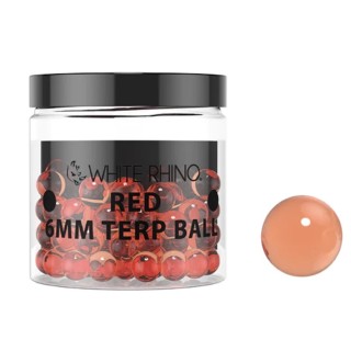 WHITE RHINO 6MM Terp Balls 50pk