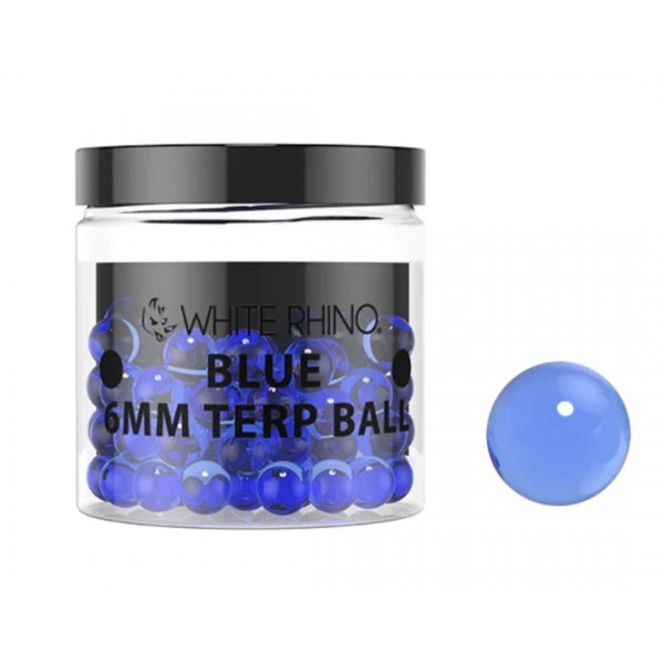 WHITE RHINO 6MM Terp Balls 50pk
