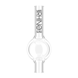 WHITE RHINO Glass Bubble Carb Cap 30ct