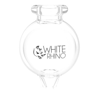 WHITE RHINO Glass Bubble V2 Carb Cap 20ct