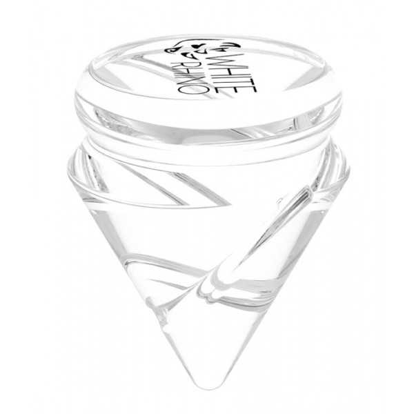 WHITE RHINO Glass Spinner Diamond Carb Cap 15ct