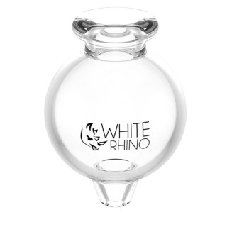 WHITE RHINO Glass Bubble V2 Carb Cap 20ct