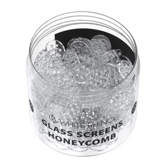 WHITE RHINO Glass Honeycomb Screens 100ct