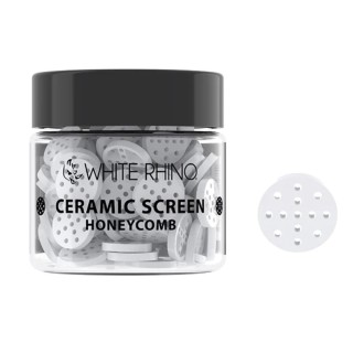 White Rhino Ceramic Honeycomb Screens 100ct