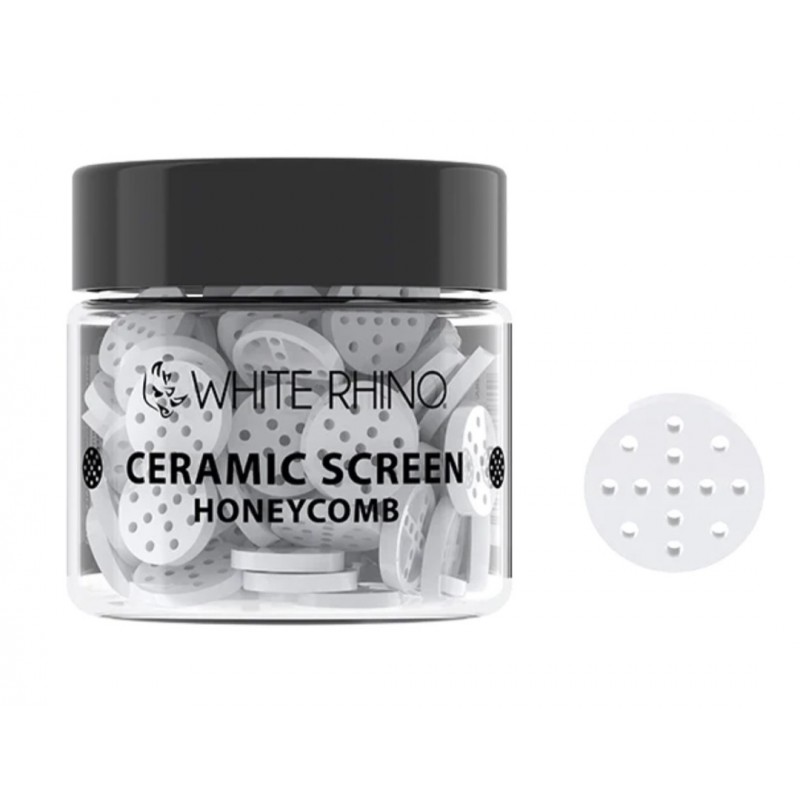 White Rhino Ceramic Honeycomb Screens 100ct