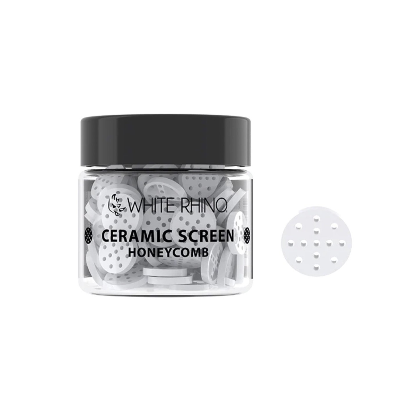White Rhino Ceramic Honeycomb Screens 100ct